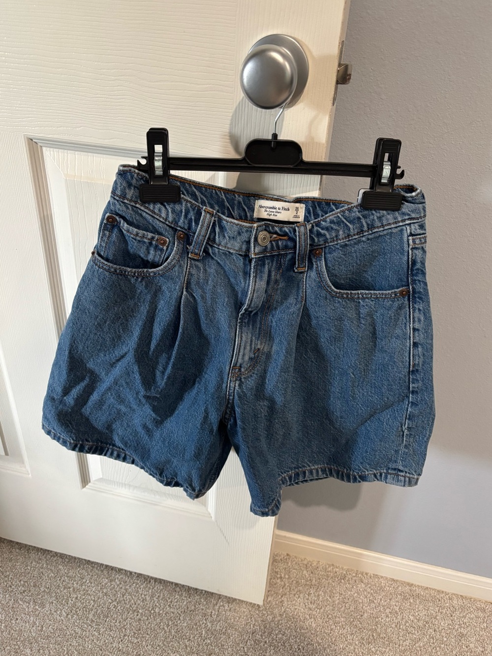 Abercrombie & Fitch Classic Blue Denim Shorts